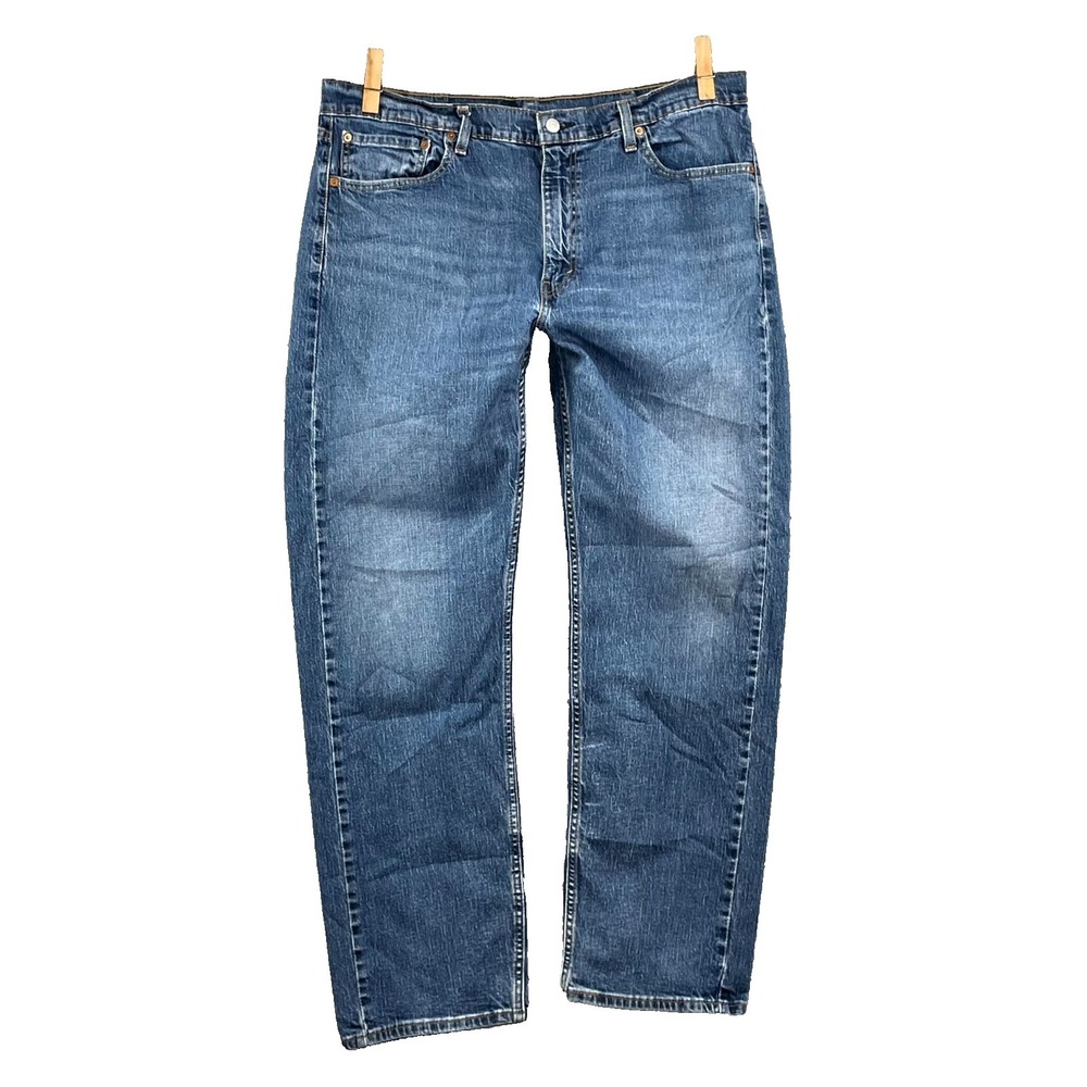 Levi's 505 Jeans Mens 39x29.5* Blue Denim Workwear‎ Streetwear Preppy Academia